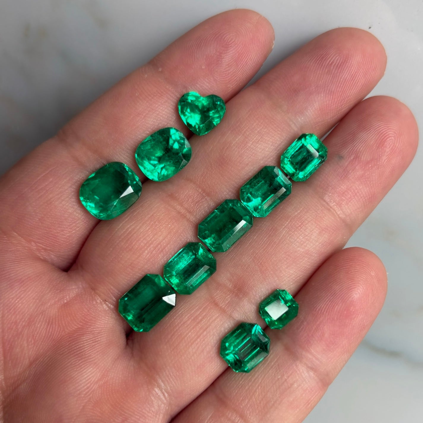 Lot of High Quality Emeralds - 28.70cts