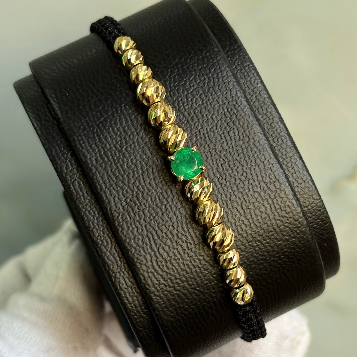 Pulsera Exclusiva - Esmeralda Oro 18K