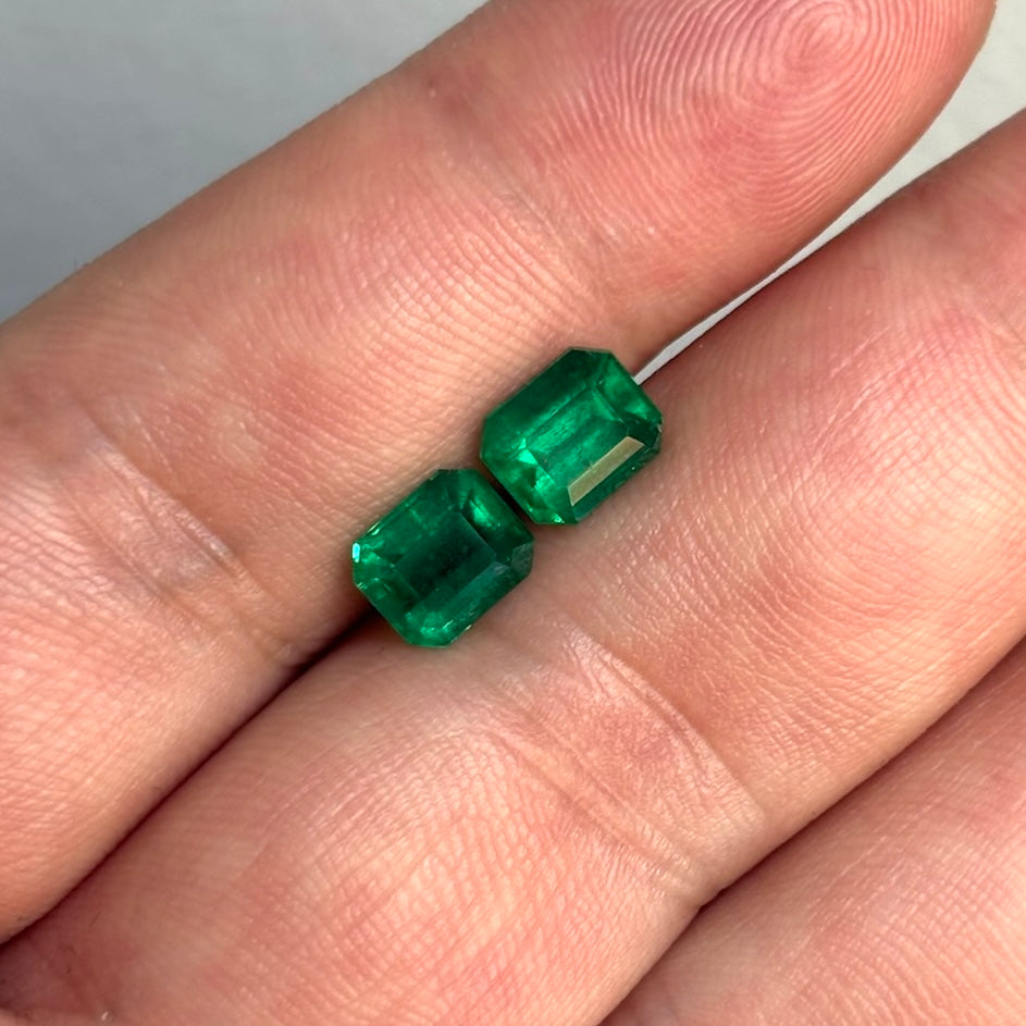 Pareja de Esmeraldas - 3.03cts