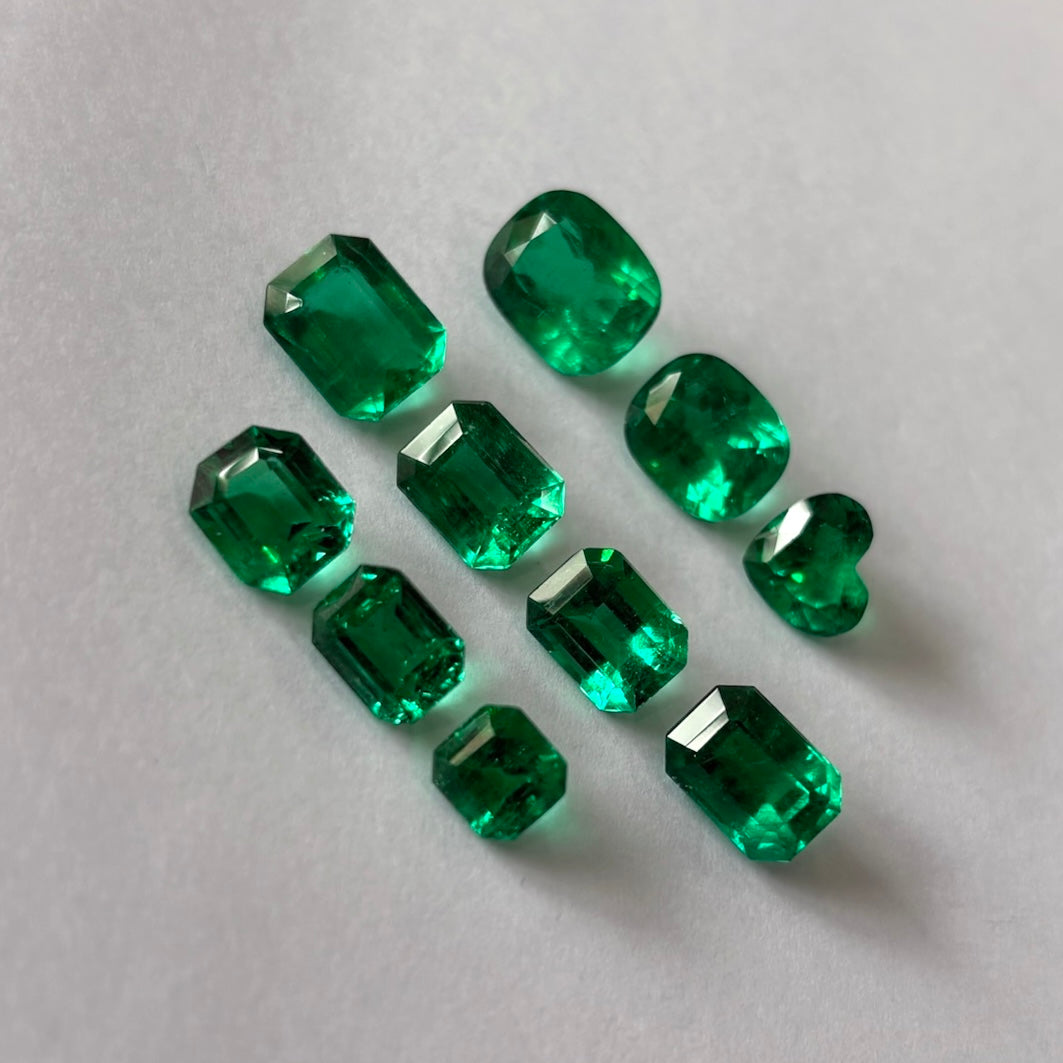 Lot of High Quality Emeralds - 28.70cts