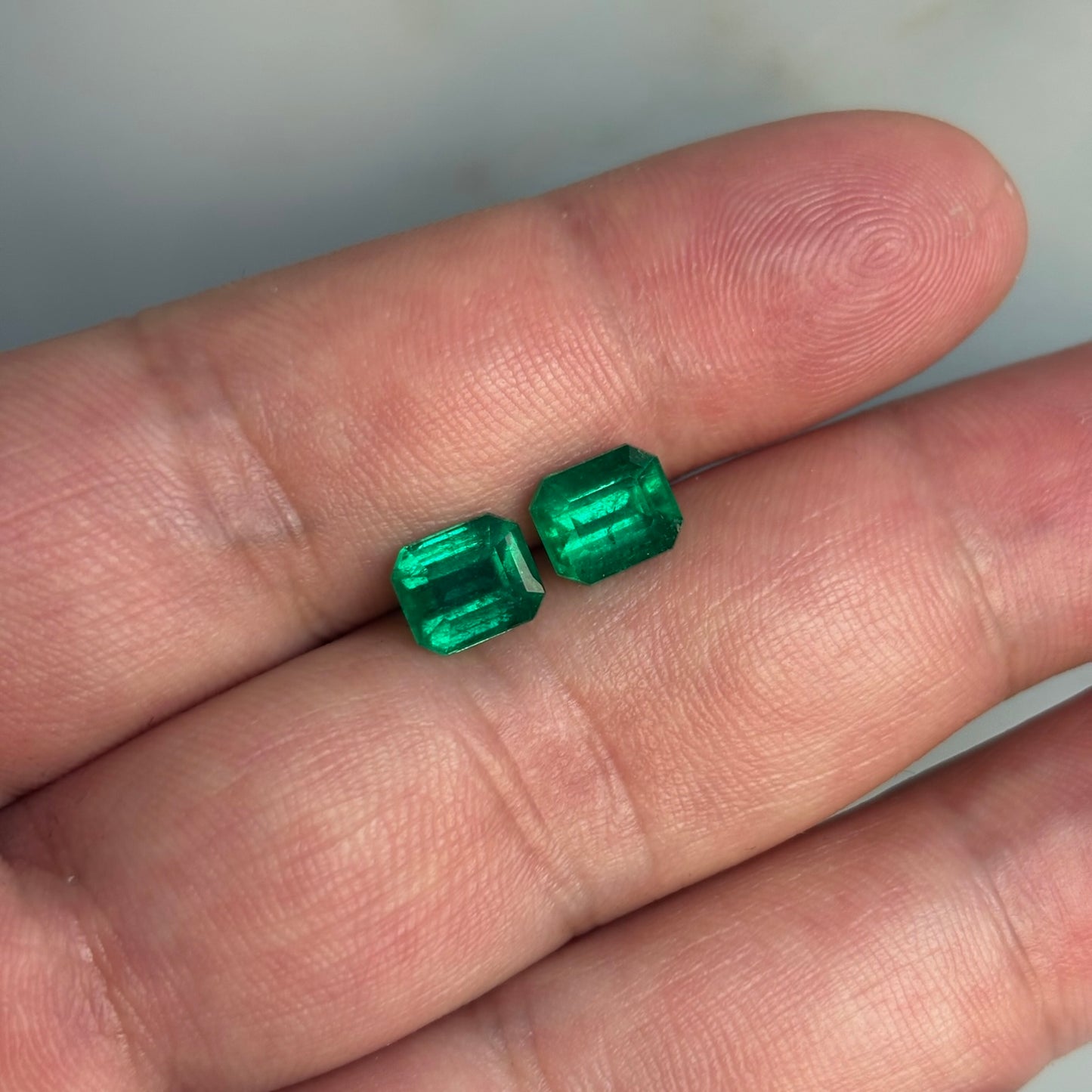 Pareja de Esmeraldas - 3.03cts